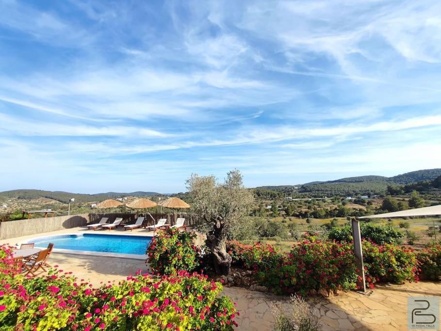 Casa Can Lluc Con Piscina, Jardin Y Vista Al Campo Sant Miquel de Balansat Εξωτερικό φωτογραφία