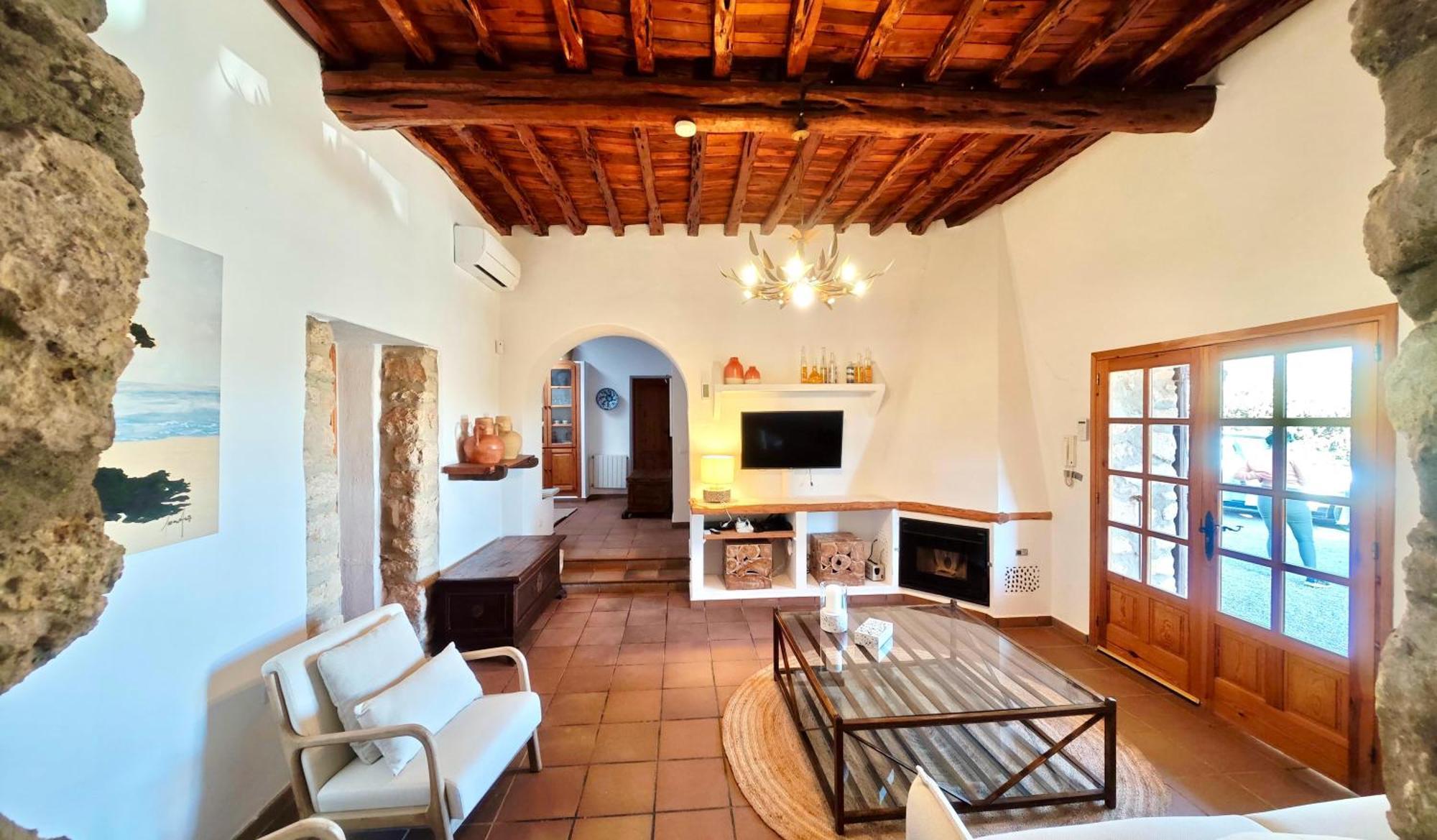 Casa Can Lluc Con Piscina, Jardin Y Vista Al Campo Sant Miquel de Balansat Εξωτερικό φωτογραφία