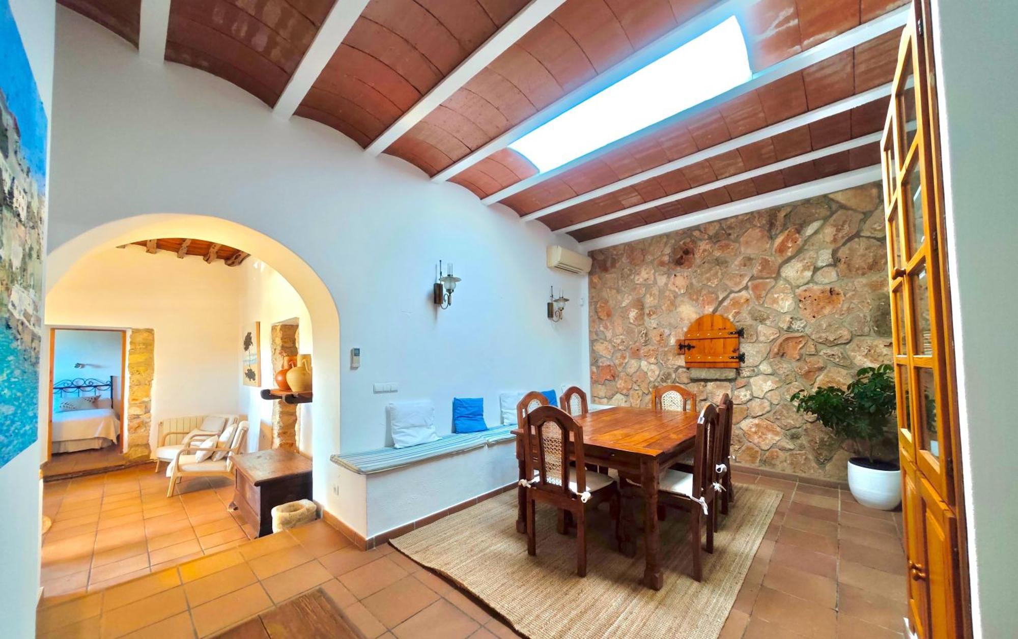Casa Can Lluc Con Piscina, Jardin Y Vista Al Campo Sant Miquel de Balansat Εξωτερικό φωτογραφία