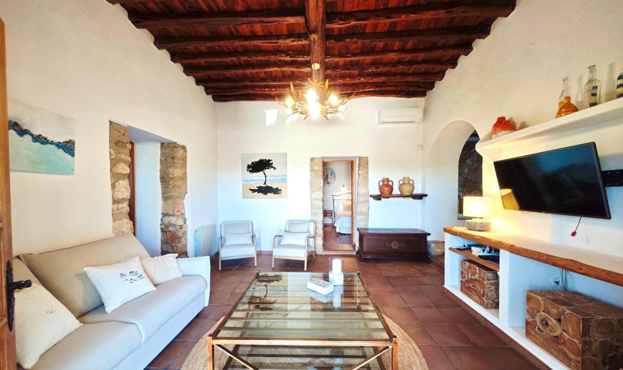 Casa Can Lluc Con Piscina, Jardin Y Vista Al Campo Sant Miquel de Balansat Εξωτερικό φωτογραφία