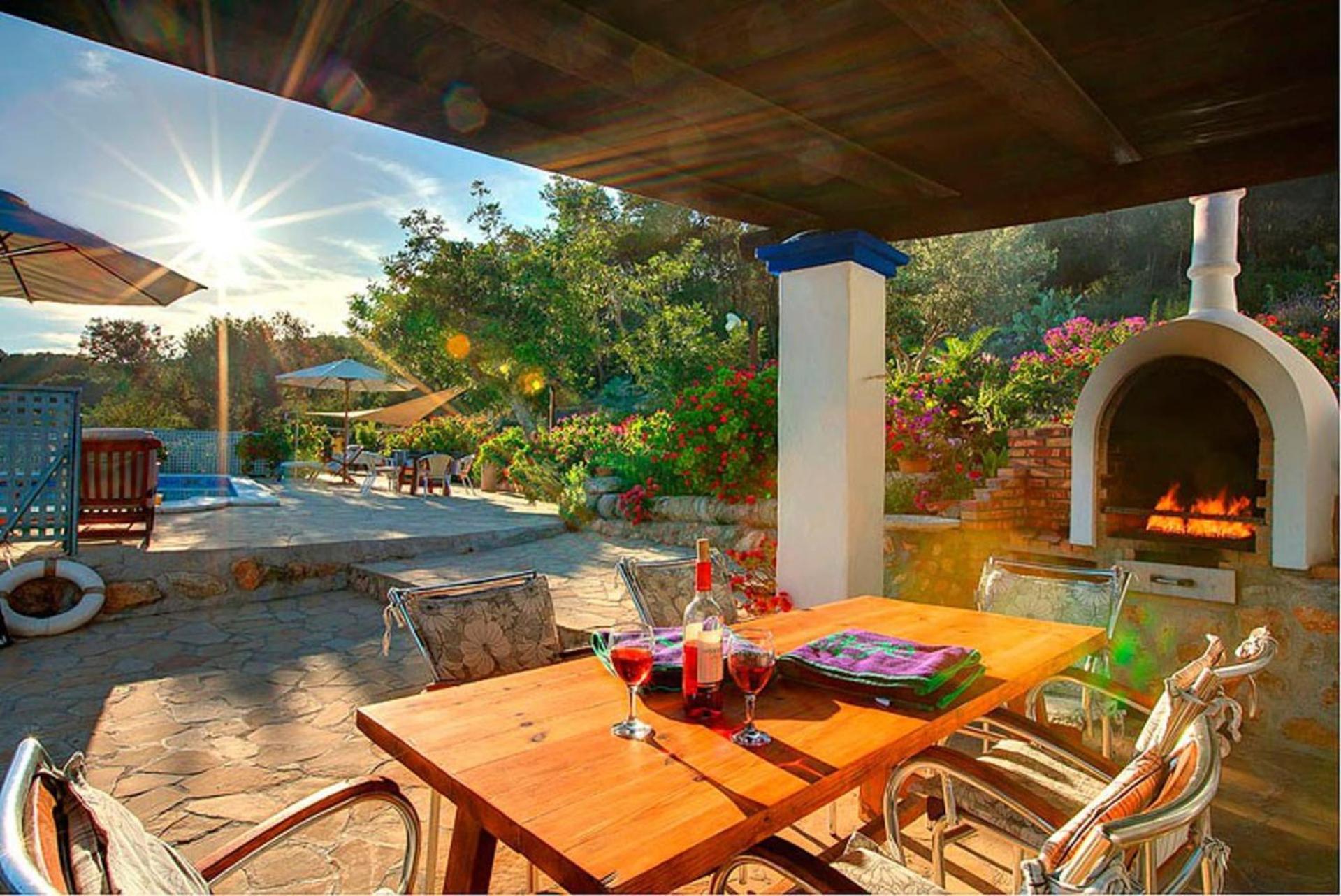 Casa Can Lluc Con Piscina, Jardin Y Vista Al Campo Sant Miquel de Balansat Εξωτερικό φωτογραφία